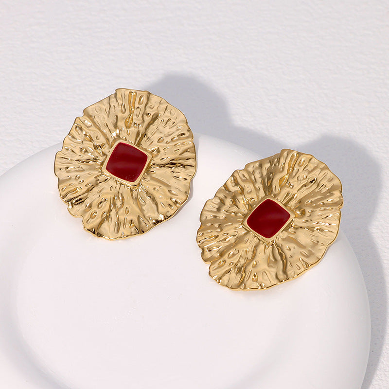 Vintage Medieval  Earrings Retro Design Stainless Steel Earrings For Women