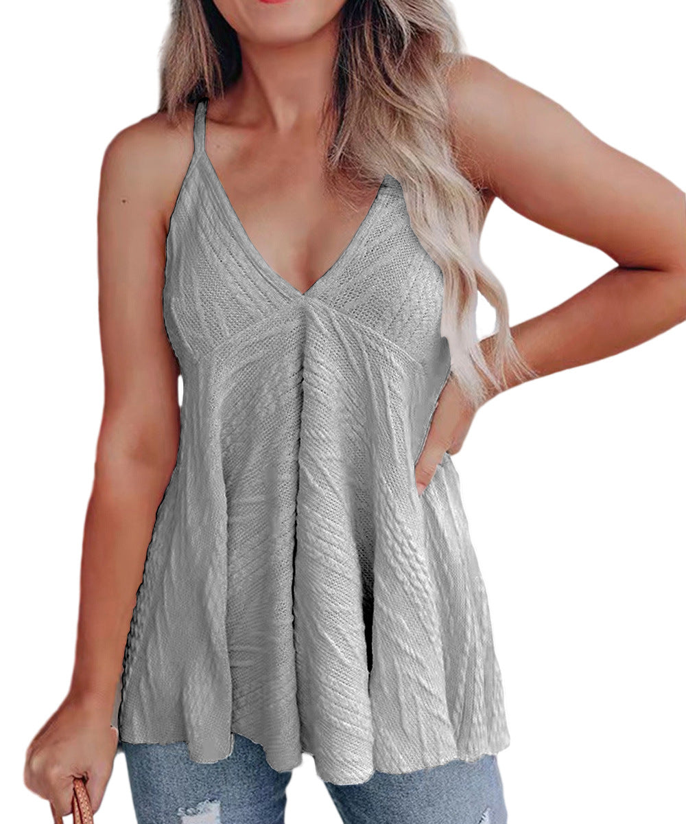 V-Neck Casual Woolen T-Shirt(6 colors)