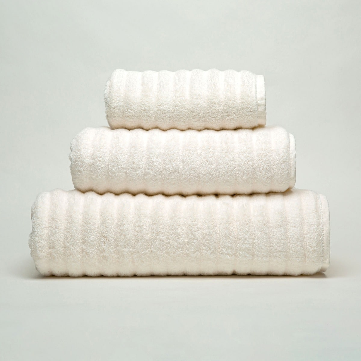 Mont Blanc Zero Twist 100% cotton 550gsm Ribbed Towels