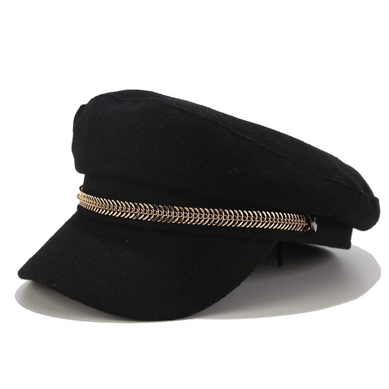 Unisex Retro Classic Style Solid Color Beret Hat