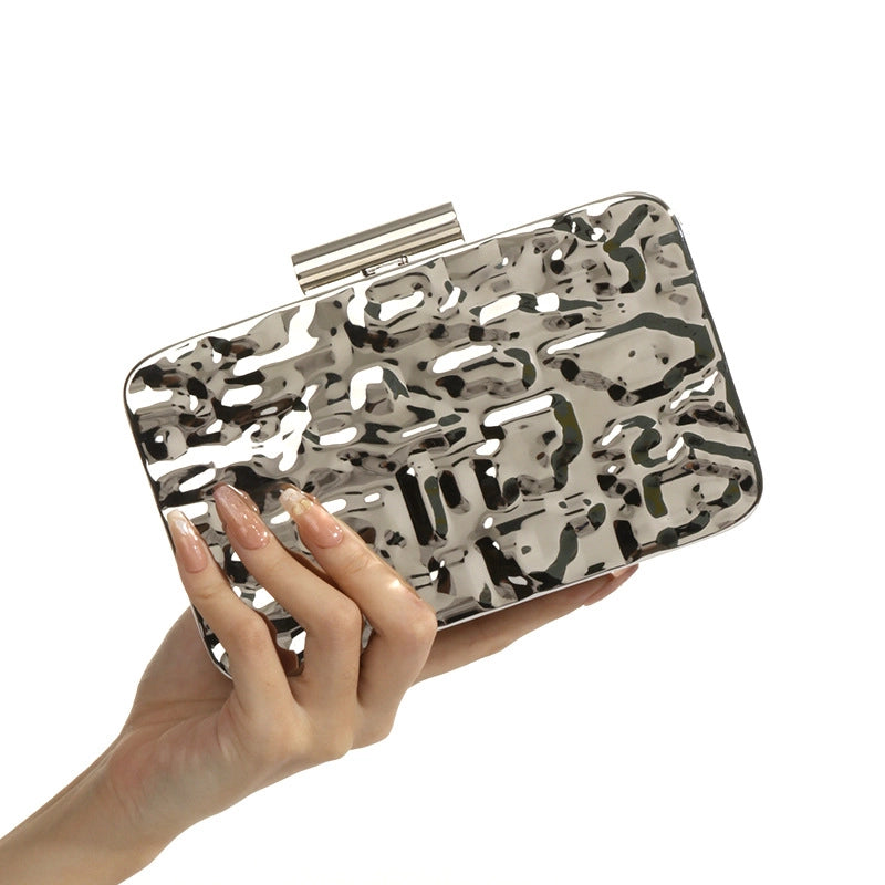 Arylic Solid Color Square Evening Bags