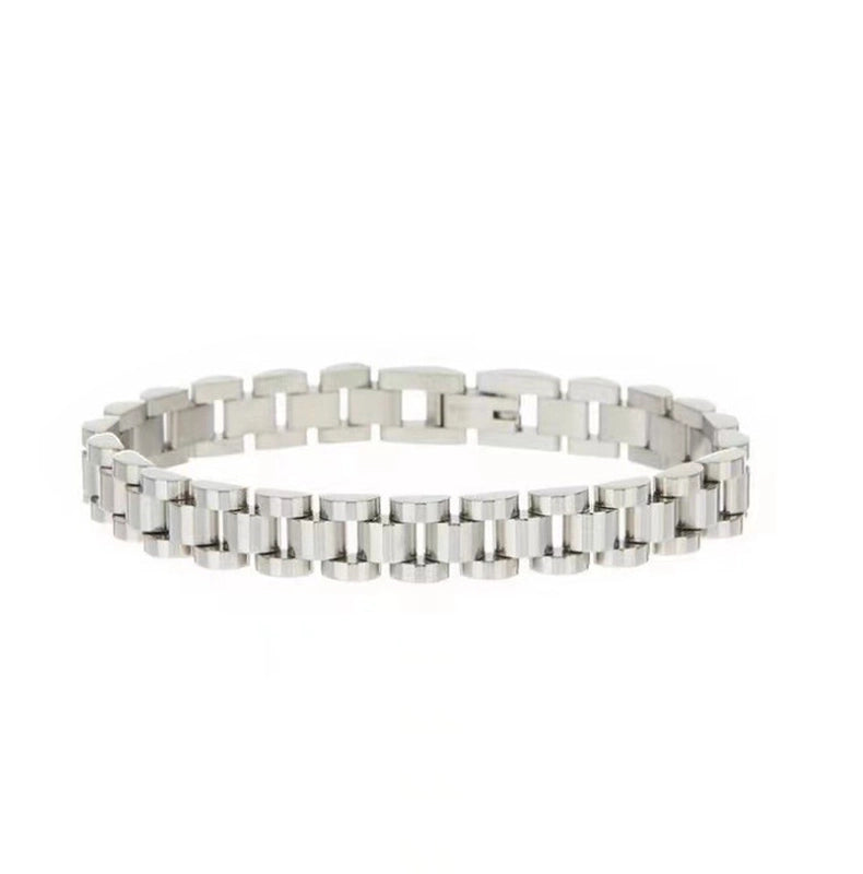 Fashion Geometric 304 Stainless Steel 18K Gold Plated No Inlaid Bracelets Jewelry In Bulk