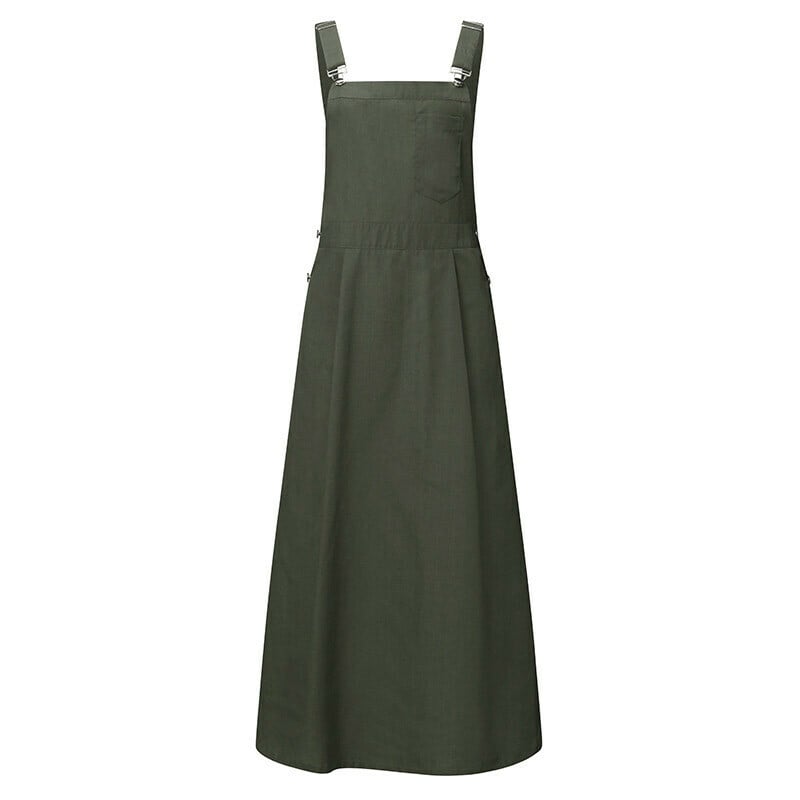 🔥🔥Casual Long Suspenders Skirt with Pocket