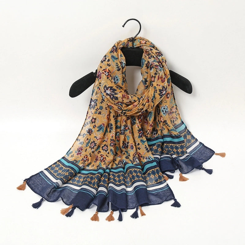 Unisex Vacation Sweet Geometric Polyester Scarf