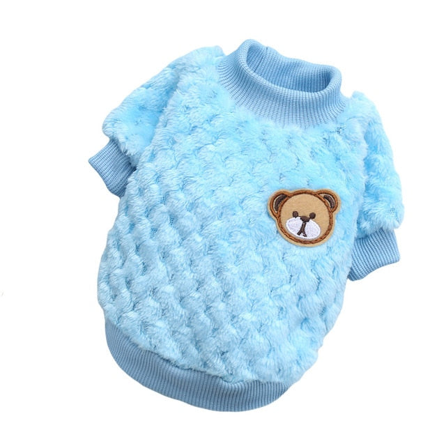Bear Embroidery Dog Vest