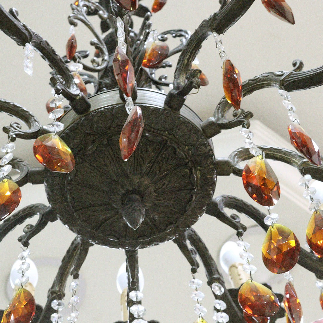 Blackish Crystal Chandelier