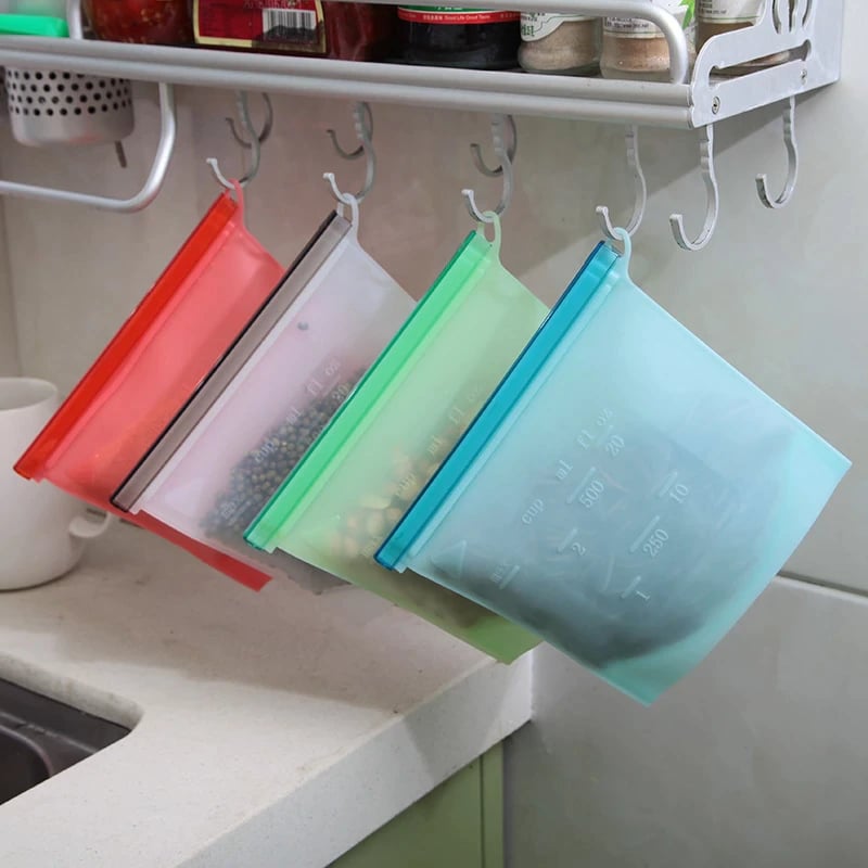 Food Grade Reusable High Temperature Resistant Silicone Preservation Bag