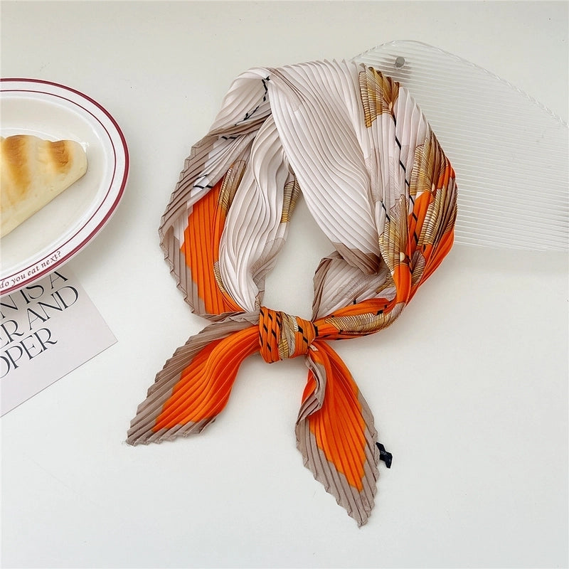 Women's Casual Minimalist Flower Polyester Printing Scarf