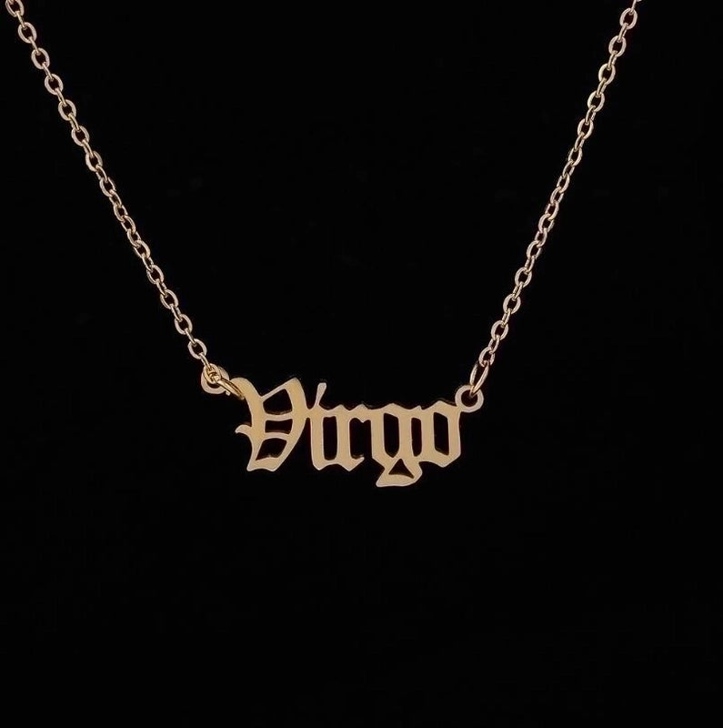 Fashion Constellation 201 Stainless Steel 18K Gold Plated Stainless Steel Necklaces