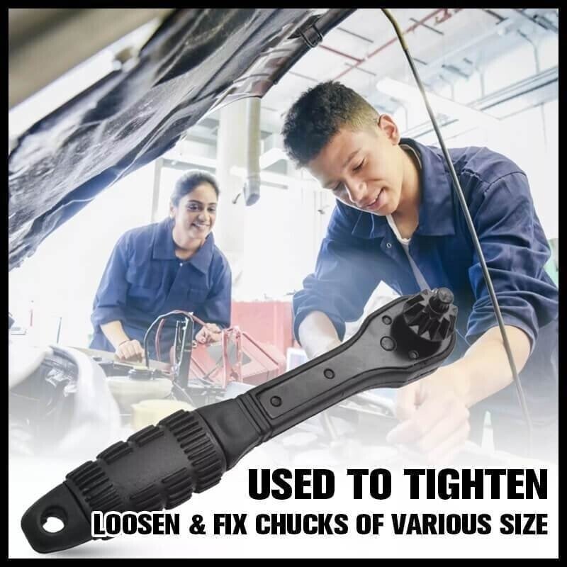2 in 1 Drill Chuck Ratchet Spanner🔥 Sale-49% OFF🔥