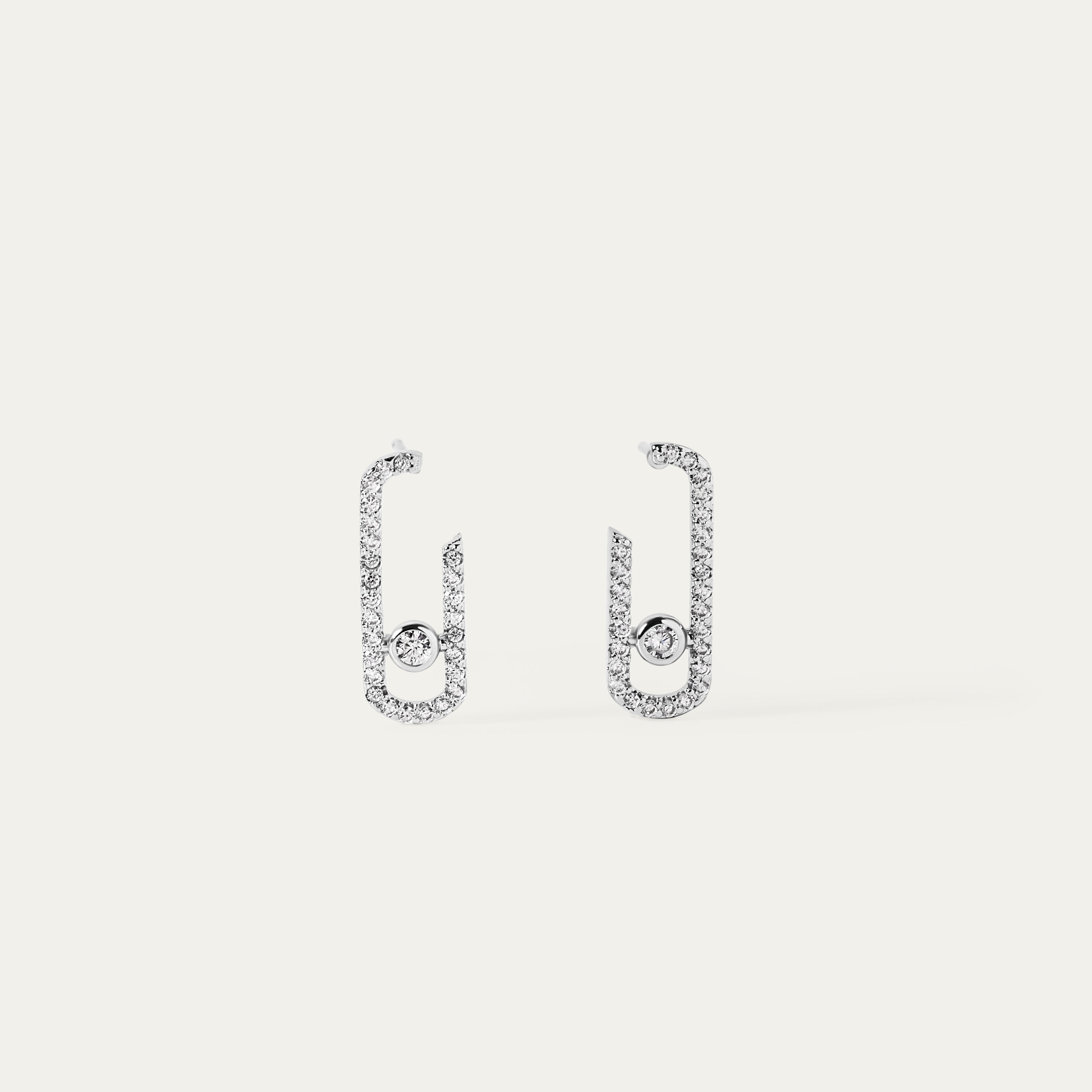 Shika Earrings (Silver Brass)
