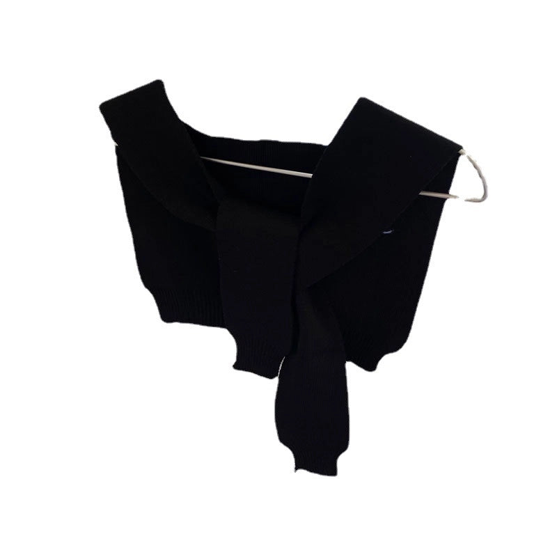 Women's Minimalist Solid Color Polyester Shawl
