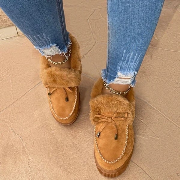 Women's Thick Sole Arch-Support Wool Boots