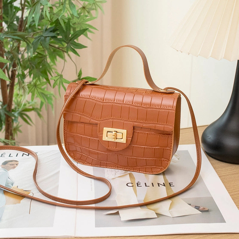 Women's Small All Seasons Pu Leather Fashion Square Bag