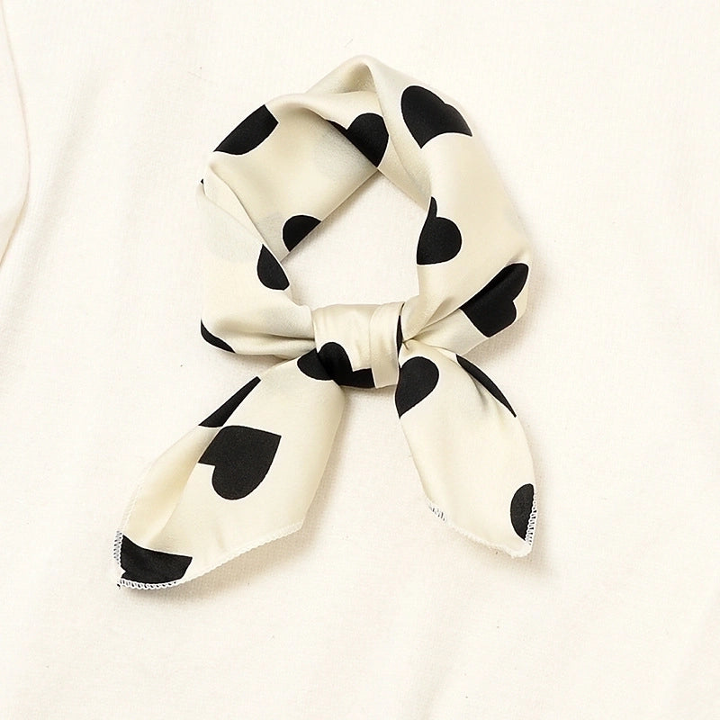 Square Scarf Women's All-match Autumn And Winter Literature And Art Small Silk Scarf Retro Scarf