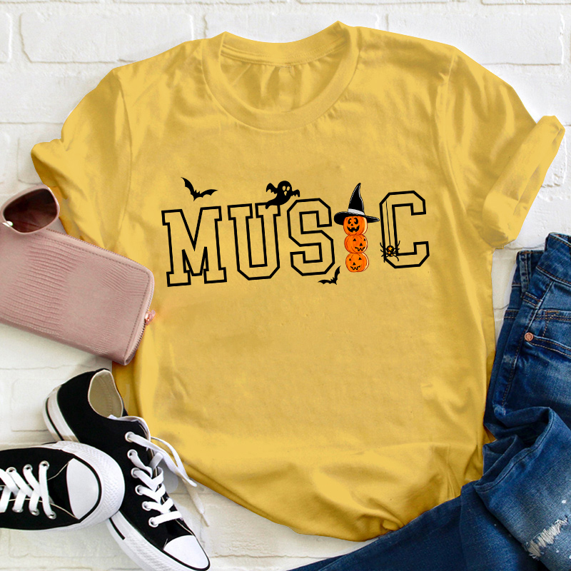 Halloween Music Teacher T-Shirt