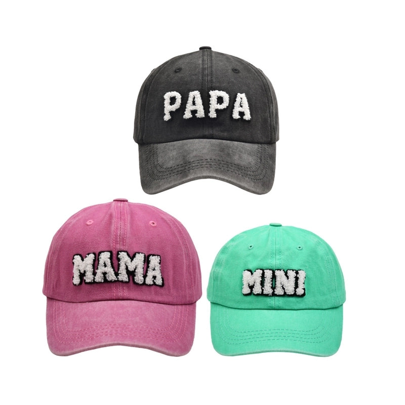 Women's Basic Color Block Curved Eaves Baseball Cap