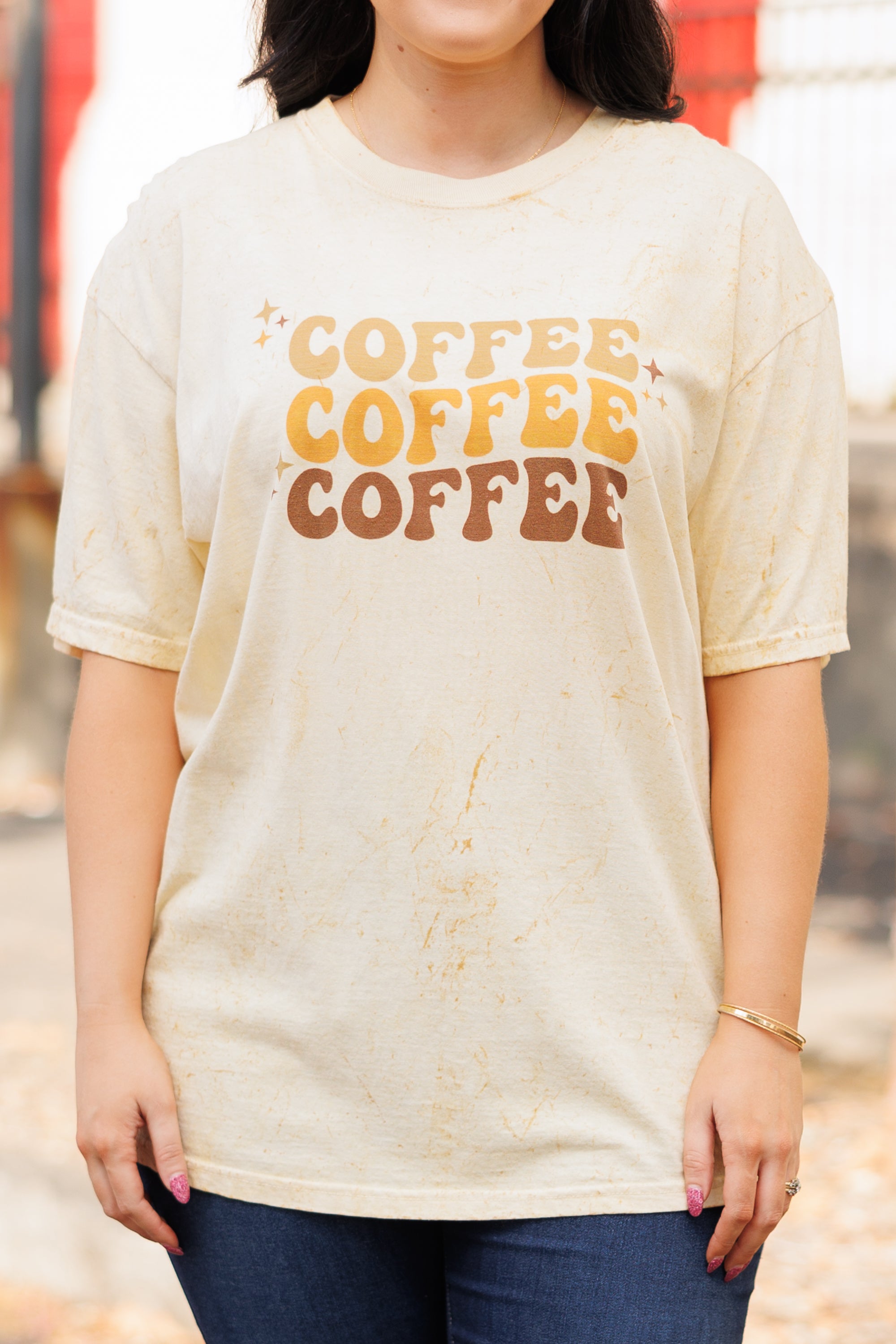 Comfort Colors: Triple Shot Espresso Tee. Citrine