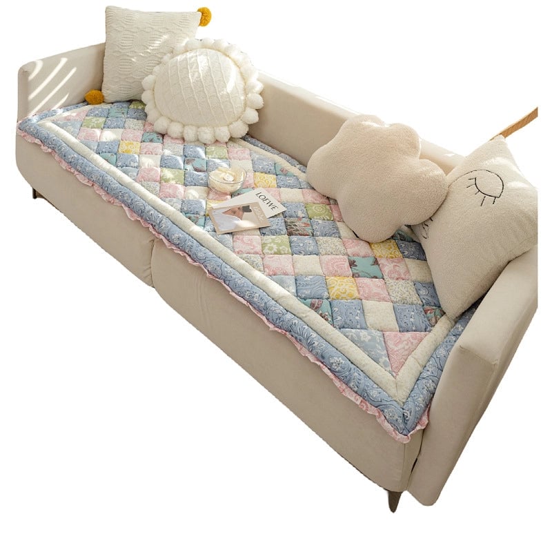 New Cotton Office Cushion Four Seasons Universal Anti-Slip Mat Thickened Student Simple Bay Window Cushion Cushion