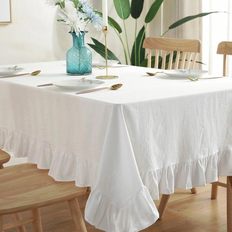 Solid Color Cotton Tablecloths