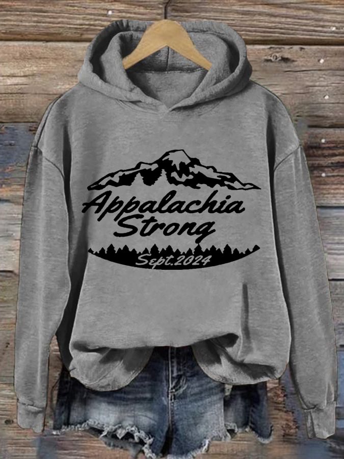 Women's Appalachia Strong Print Casual Sweatshirt