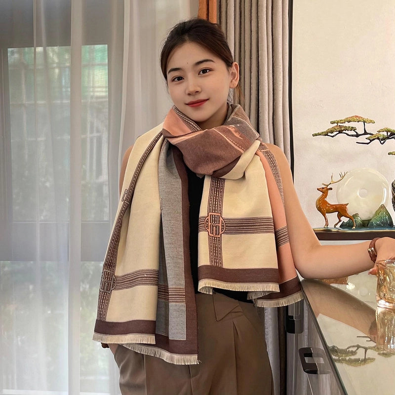 Belt Buckle High Quality Cashmere Air Conditioning Shawl Summer Office Nap Blanket Sofa Blanket Thermal Scarf Multi Explosions