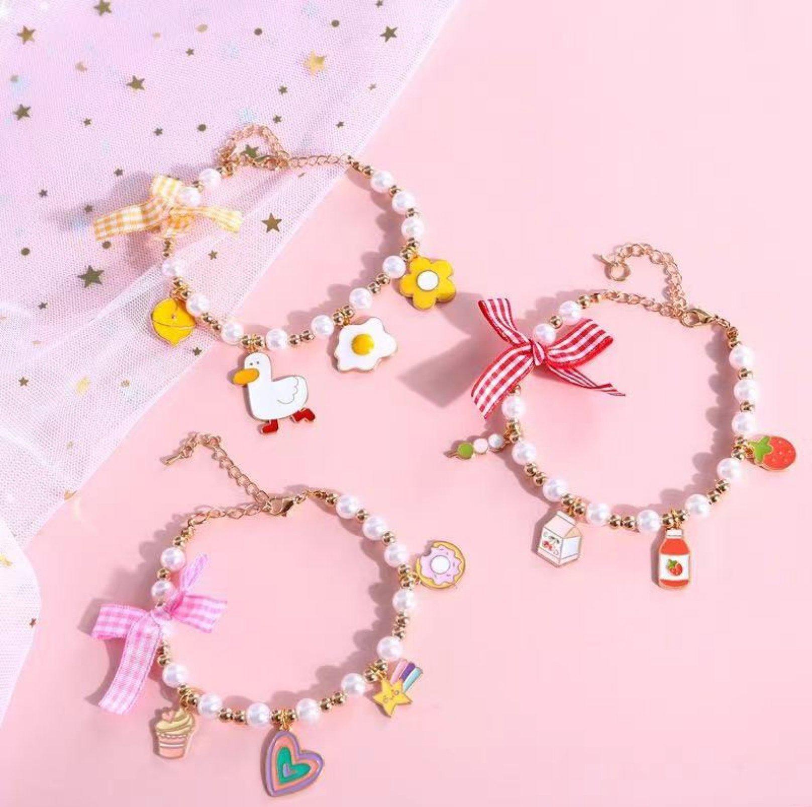 Cute Adjustable Ice-cream Strawberry & Duck Pet Necklace