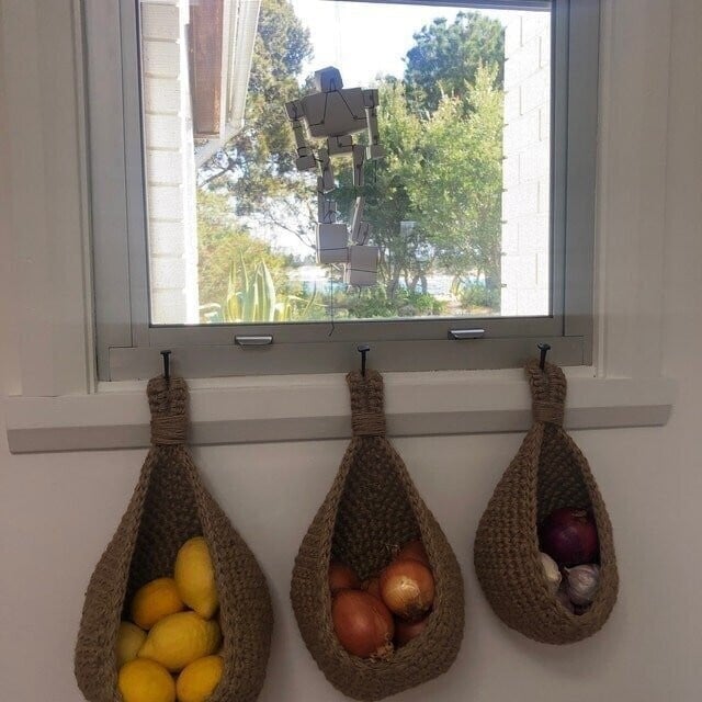 Hanging Wall Vegetable Fruit Baskets