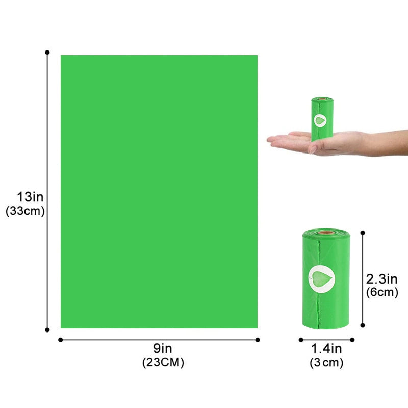 Pet Garbage Bag Degradable Single Roll Stool Bag Shit Bag Dog Stool Bag Pet Toilet