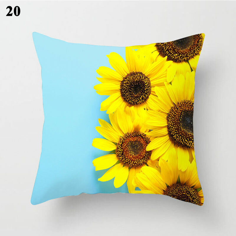 18 Cushion Cover Pillow Case Home Sofa Decor Pillowslip Waist Pillow Cover Soft