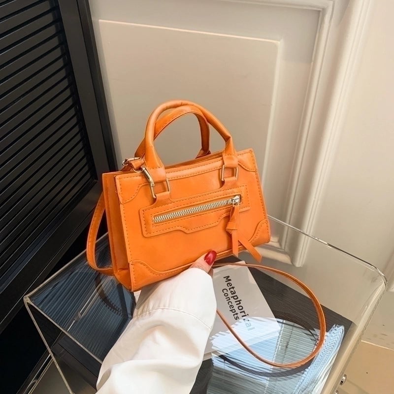 Women's All Seasons Pu Leather Classic Style Handbag