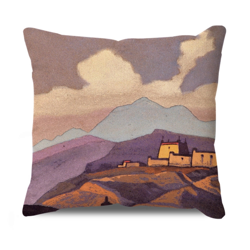 Minimalist Landscape Linen Pillow Cases Couch & Sofa Decor