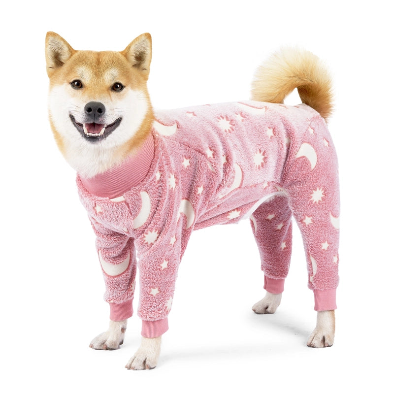 Minimalist Flannel Fabric Star Moon Unforgettable Pet Clothing
