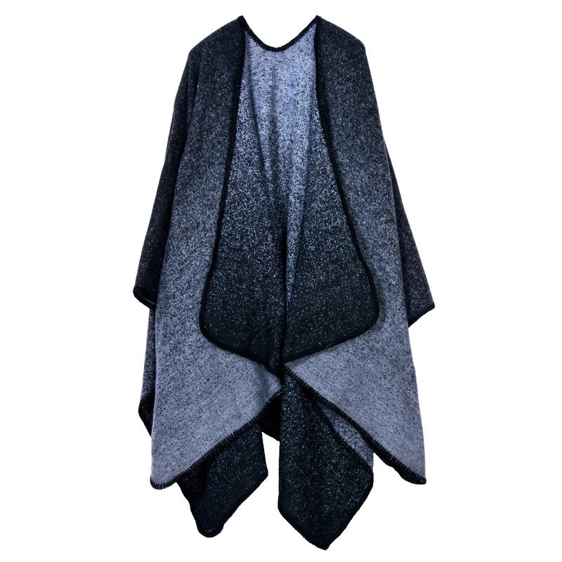 Women's Retro Lattice Imitation Cashmere Sewing Shawls