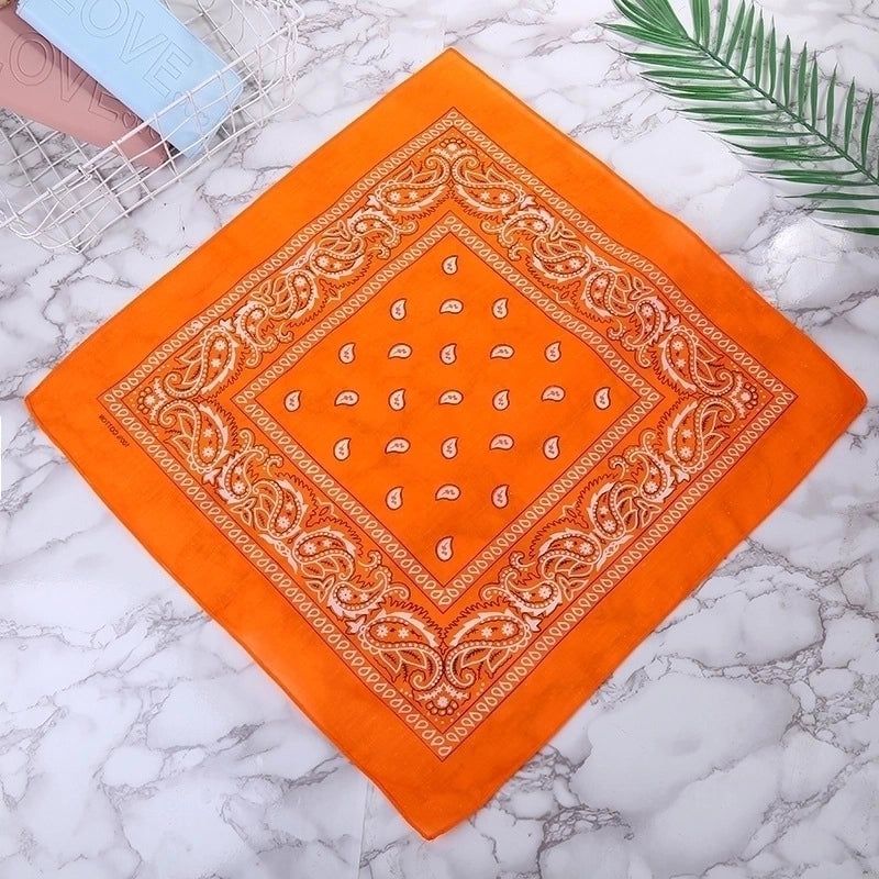 Unisex Streetwear Printing Cotton Kerchief