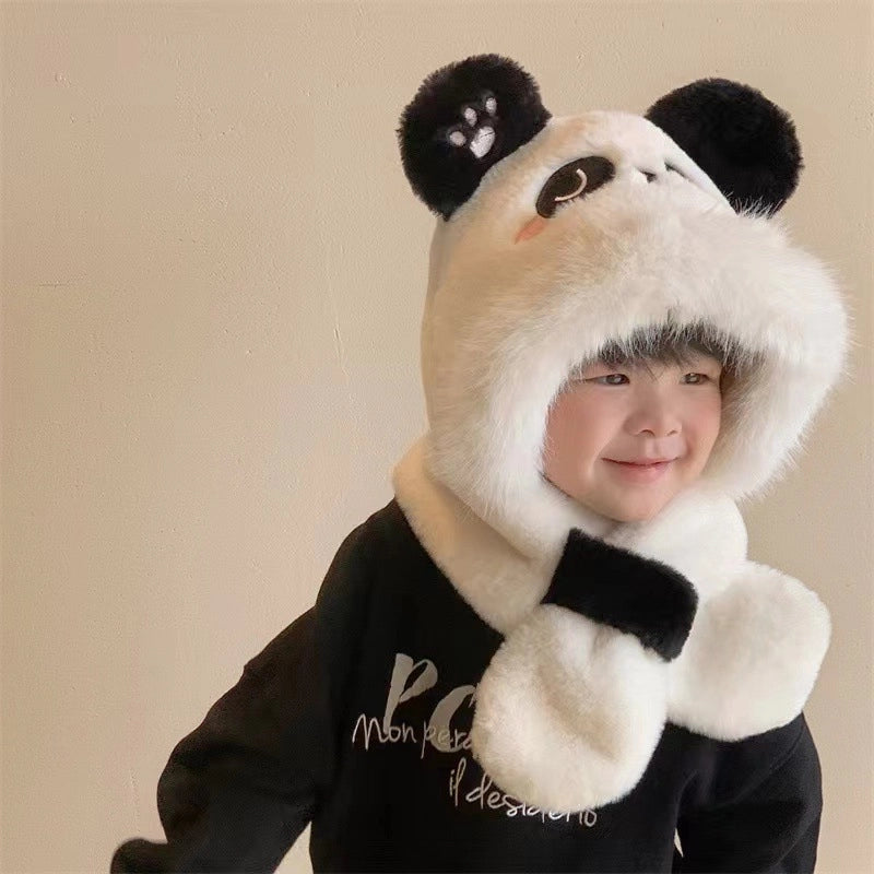 Children Unisex Cartoon Style Cute Panda Beanie Hat