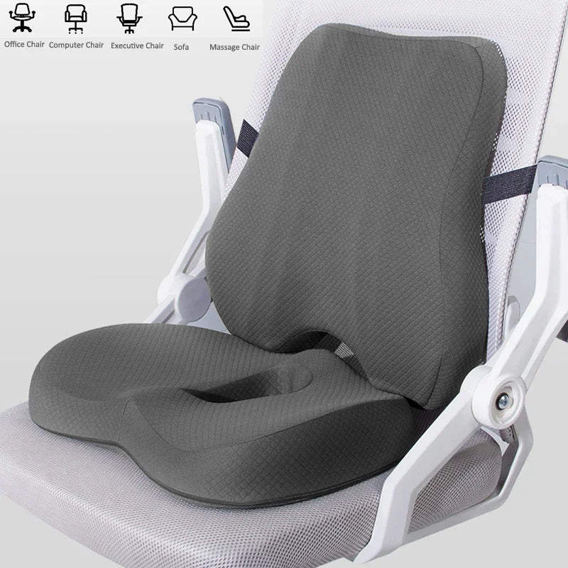 Memory Foam Seat & Back Cushion