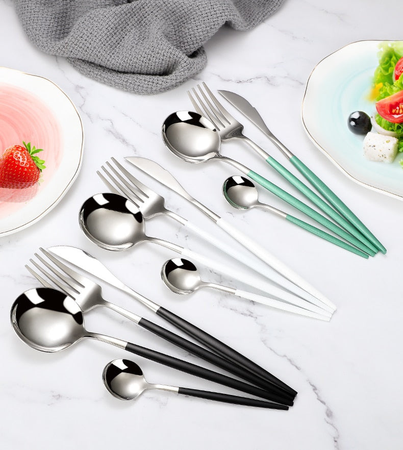 Art Of Food® 4-piece Stainless Steel Cutlery Set. Paris