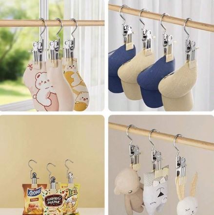 2Pc Multipurpose Non Slip Clothes Hanger For Trouser Towels Socks