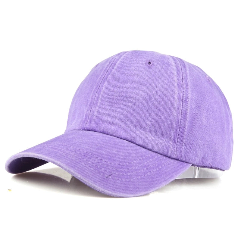 Women's Minimalist Commute Solid Color Curved Eaves Baseball Cap