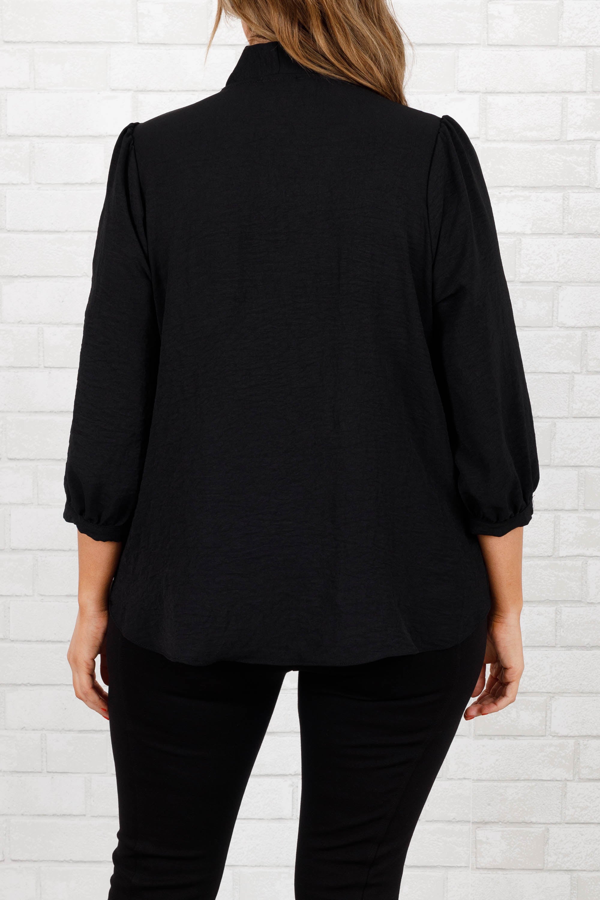 Talk Nice To Me Top. Black