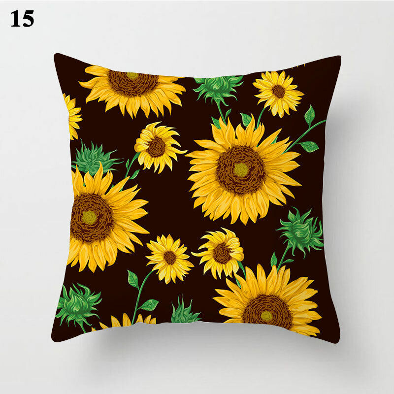 18 Cushion Cover Pillow Case Home Sofa Decor Pillowslip Waist Pillow Cover Soft