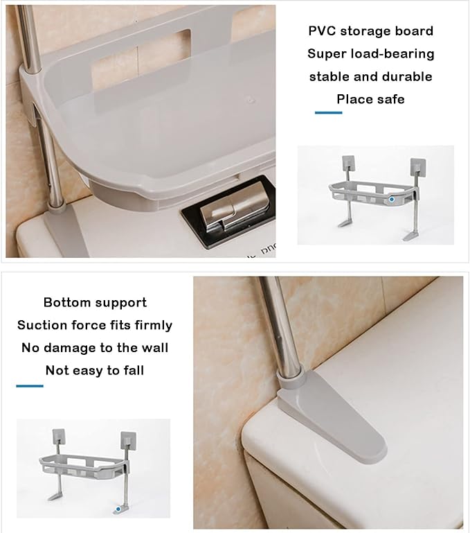 Toilet Shelf Three Layer. 3 tier Wall Mounted Toilet Storage Shelf