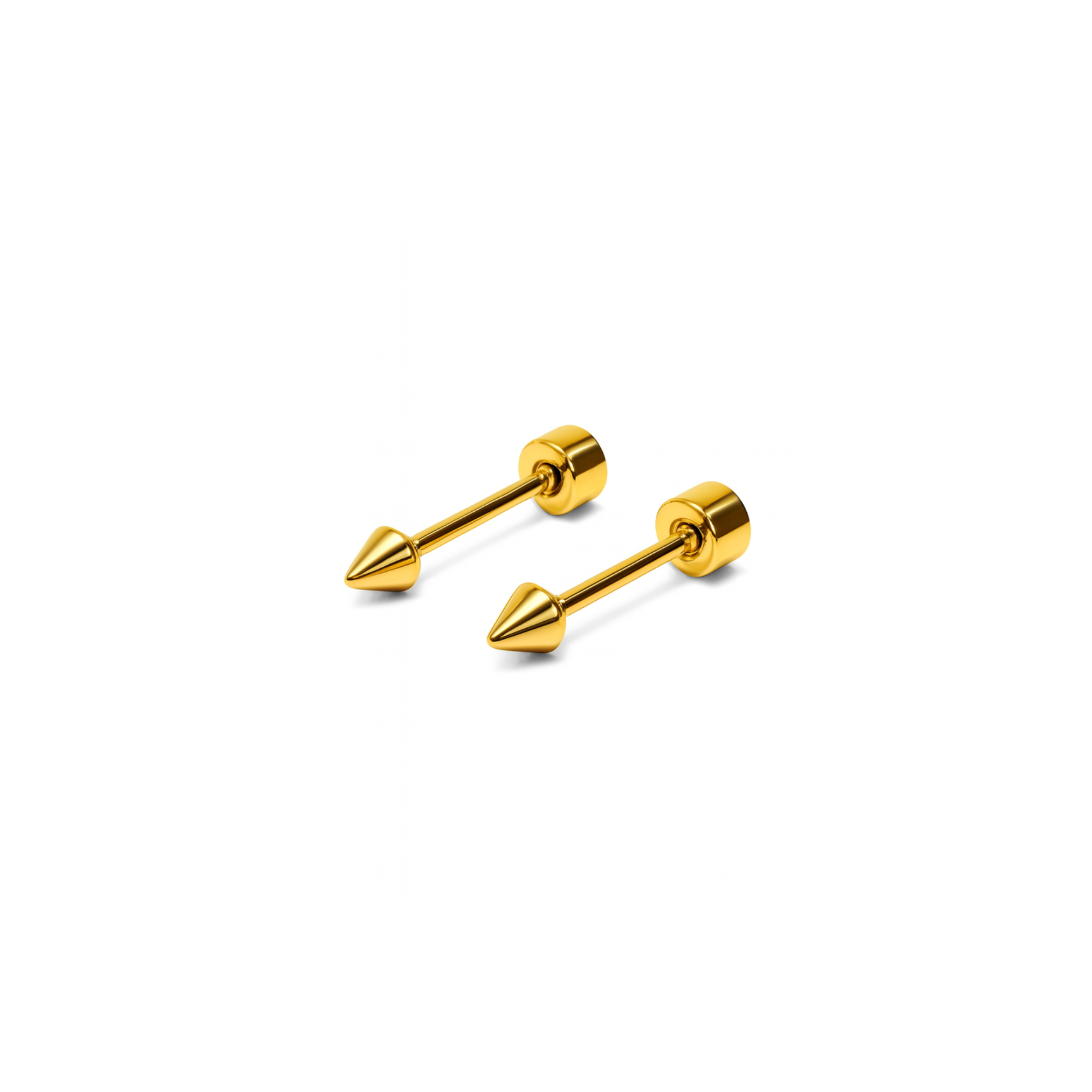Tiny spike studs - Gold