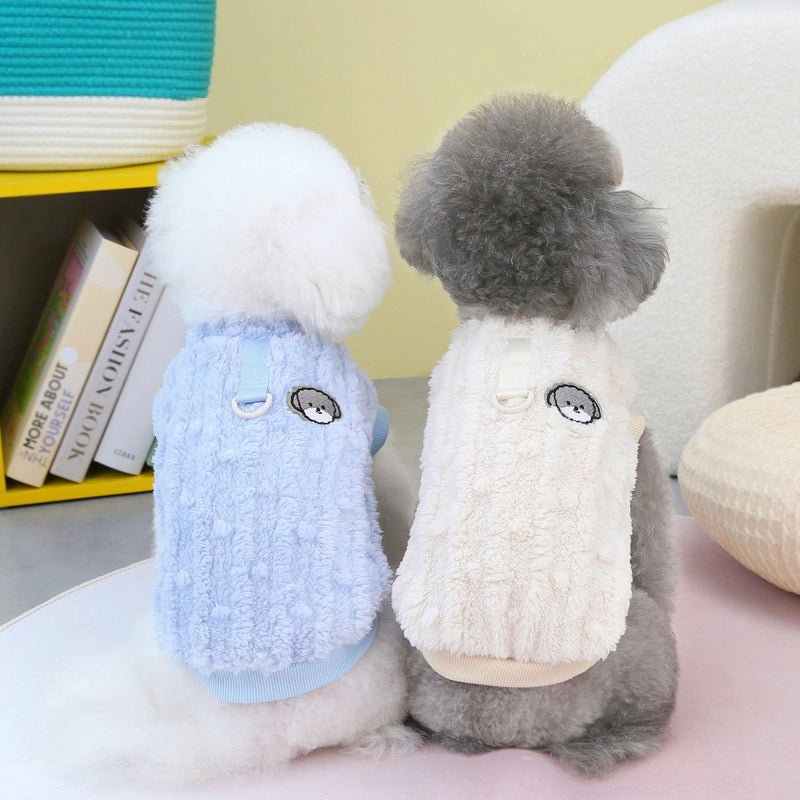 Cute Coral Fleece Dog Pet Clothing
