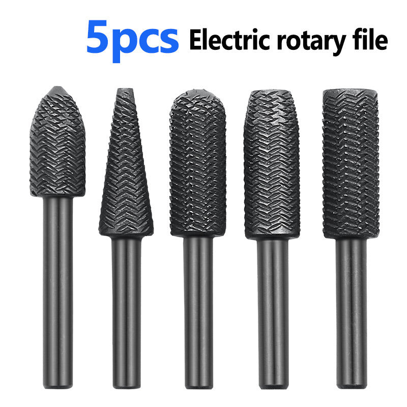 5-Piece Rotating Steel File Set