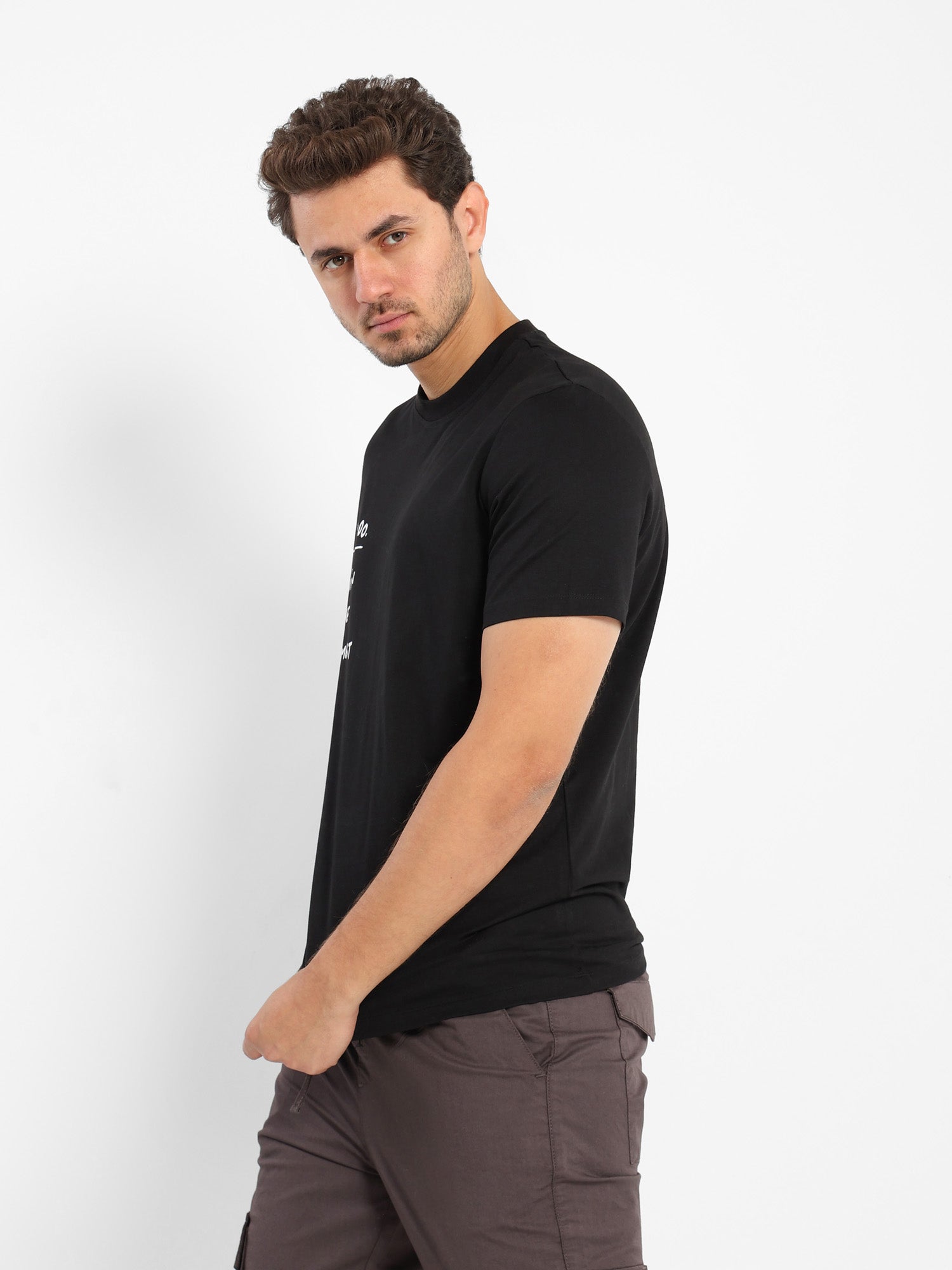 Place Print Half Sleeves T-Shirt