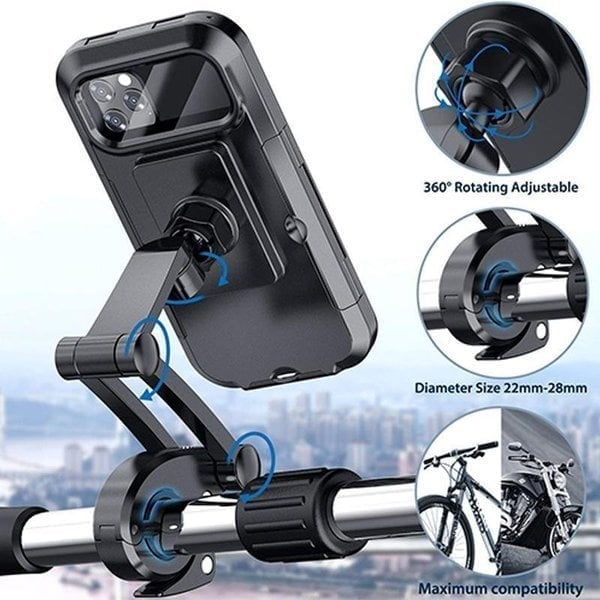 🔥  Promotion 49%OFF🔥Waterproof Bicycle & Motorcycle Phone Holder