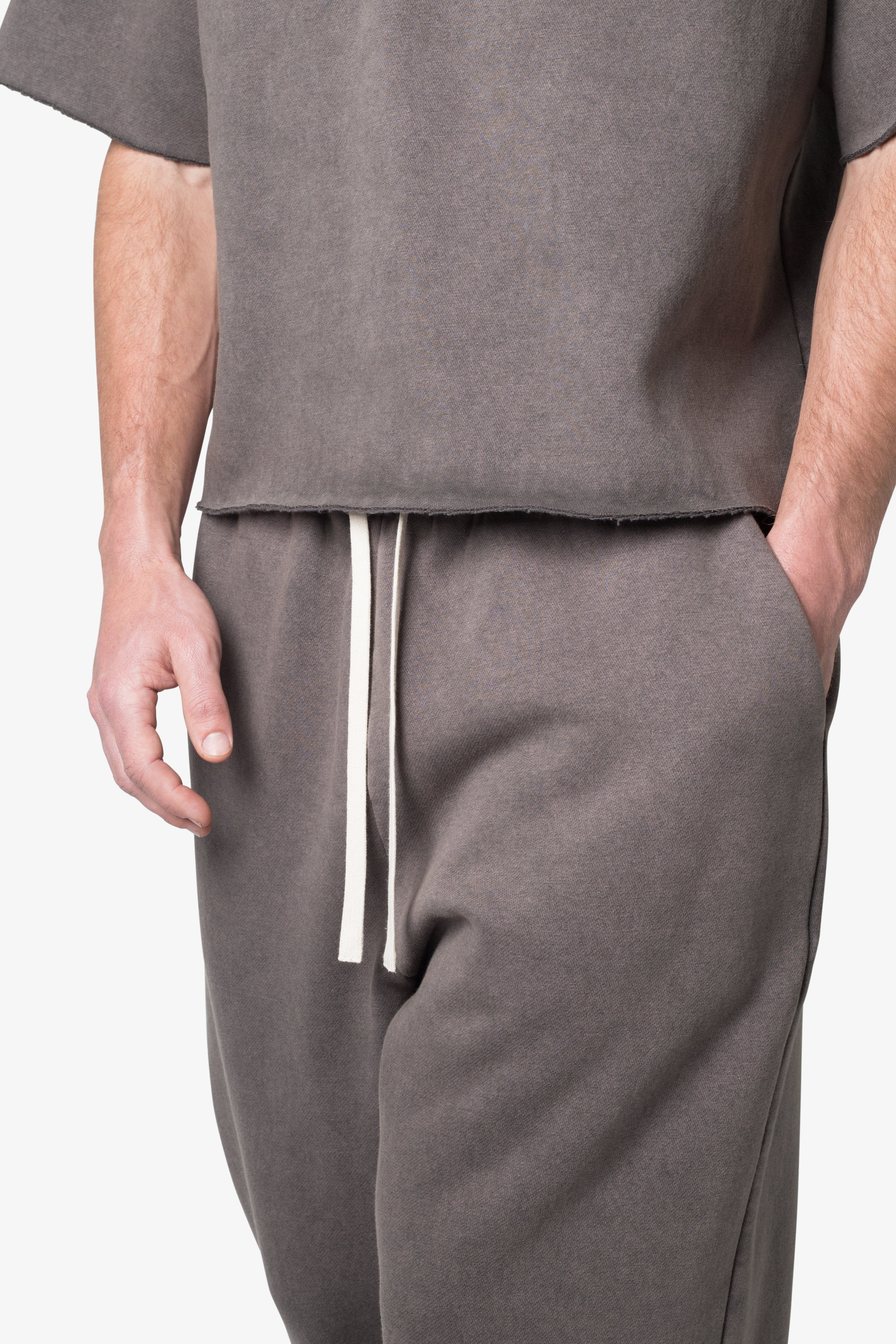 Washed Ultra Baggy Sweatpants - Washed Black