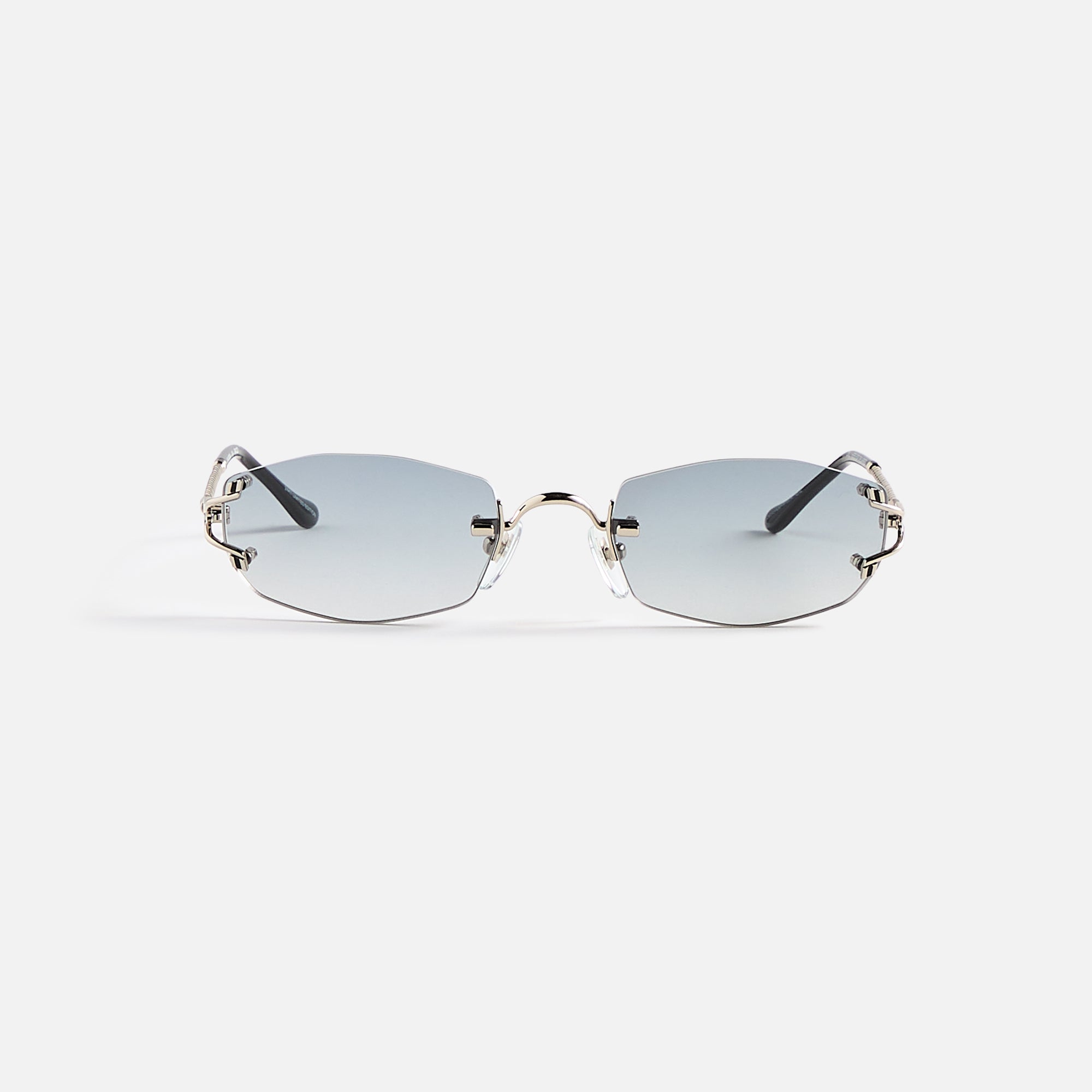 Vintage Frames Aspen Drill Mount 24KT White Gold - Silver